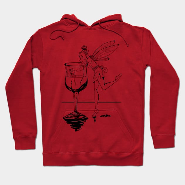 Wine Faerie Hoodie by TheHaloEquation